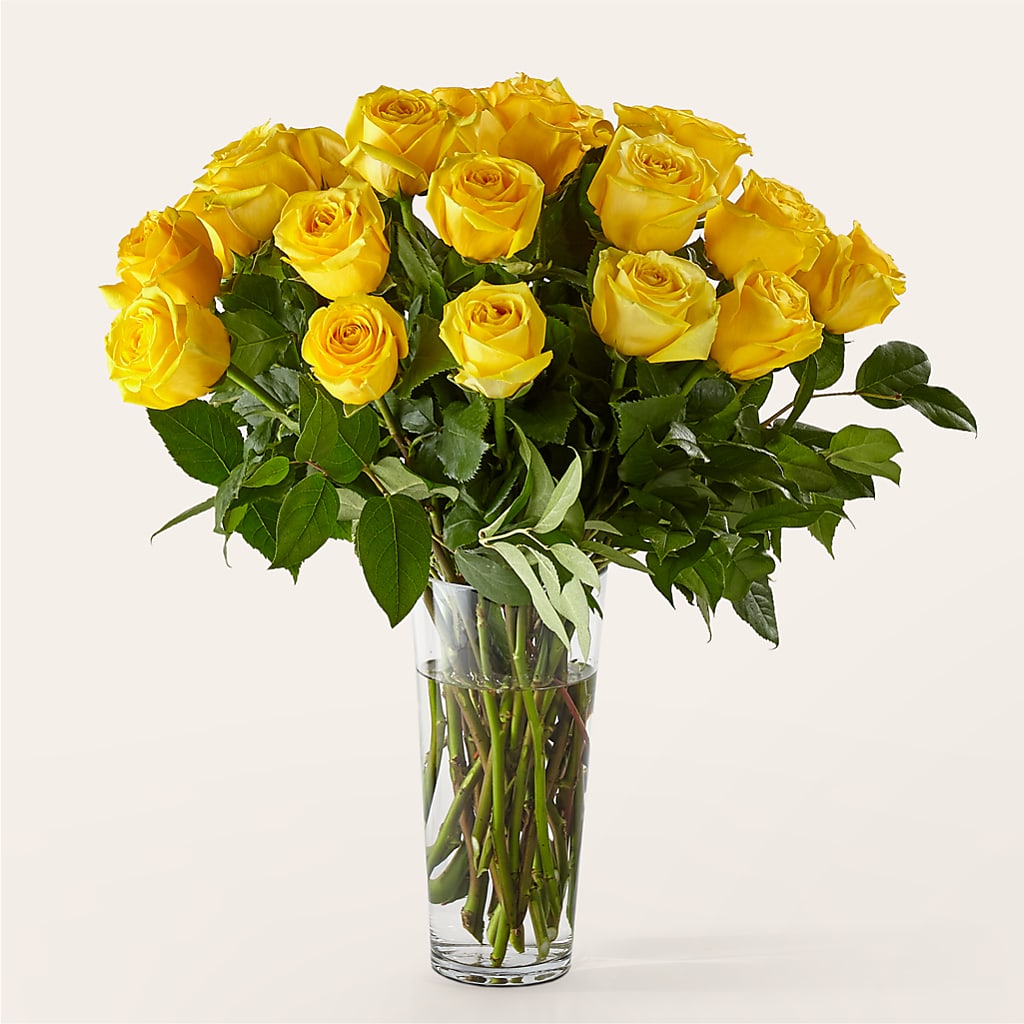 Long Stem Yellow Rose Bouquet – Coquitlam Florist, Port Coquitlam BC