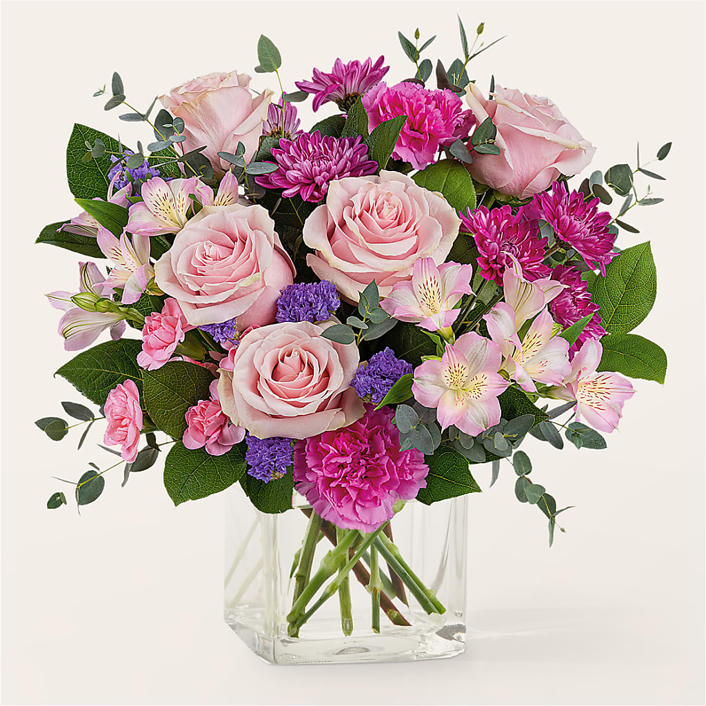 Rosy Radiance Bouquet – Coquitlam Florist, Port Coquitlam BC