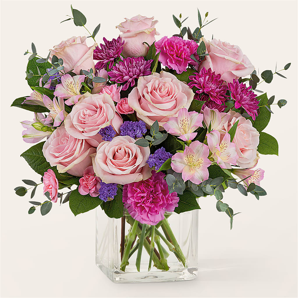 Rosy Radiance Bouquet – Coquitlam Florist, Port Coquitlam BC