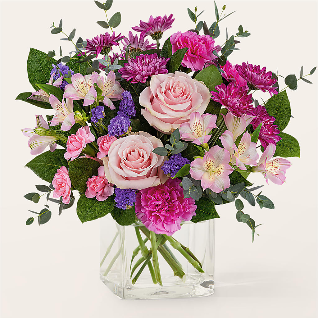 Rosy Radiance Bouquet – Coquitlam Florist, Port Coquitlam BC