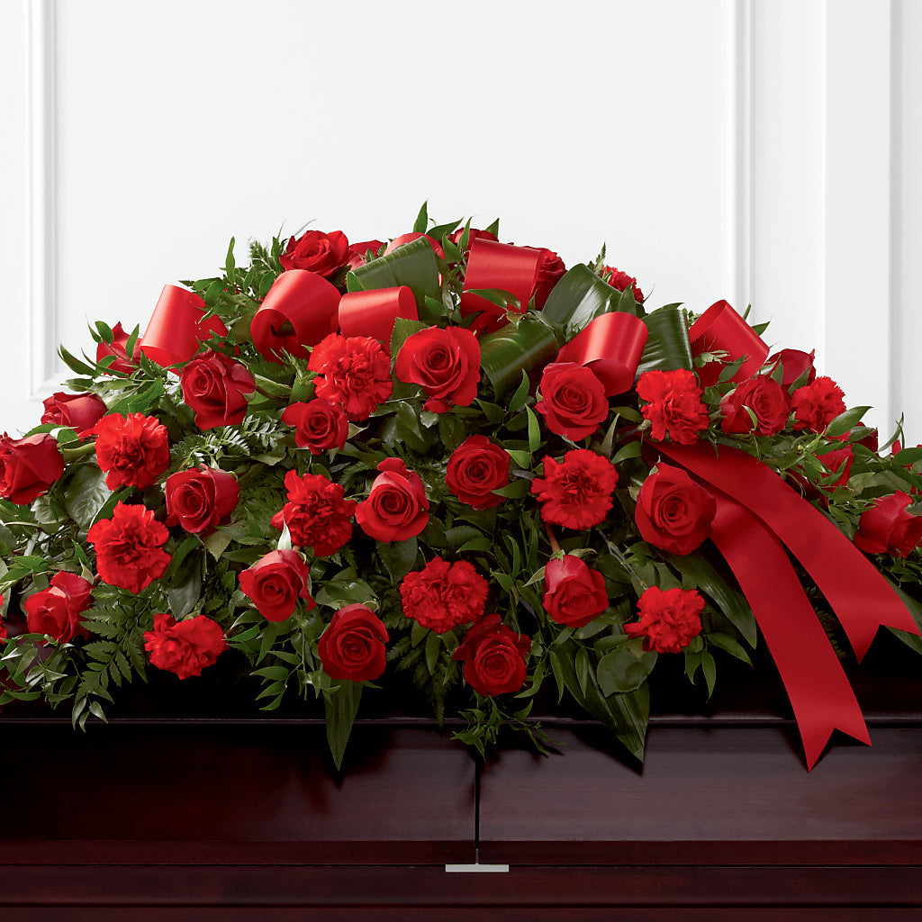 Tribute of Life Casket Spray – Coquitlam Florist, Port Coquitlam BC