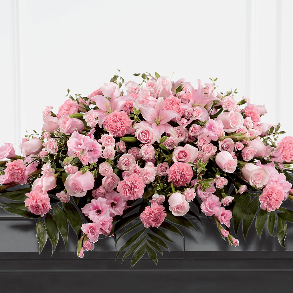 Garden of Comfort Casket Spray (Standard) – Coquitlam Florist, Port Coquitlam BC