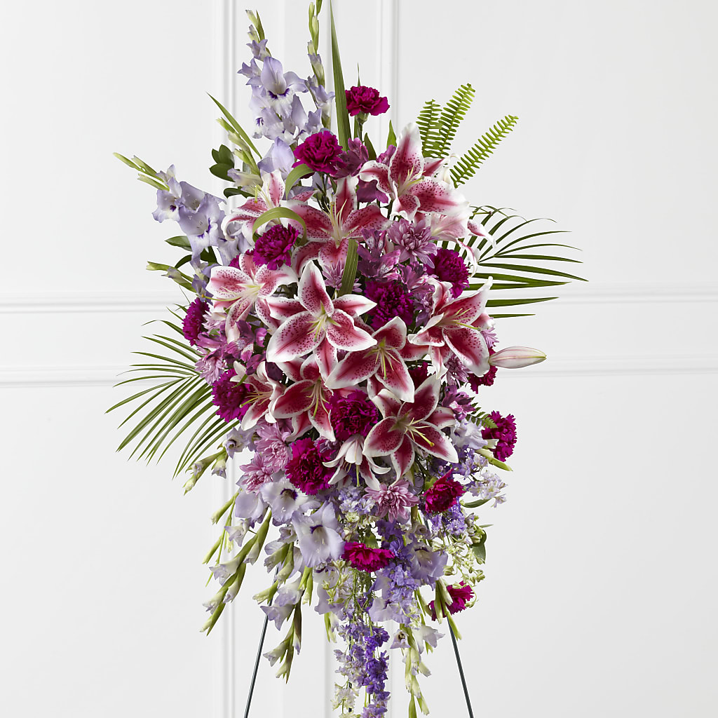 Tender Touch Standing Spray – Coquitlam Florist, Port Coquitlam BC