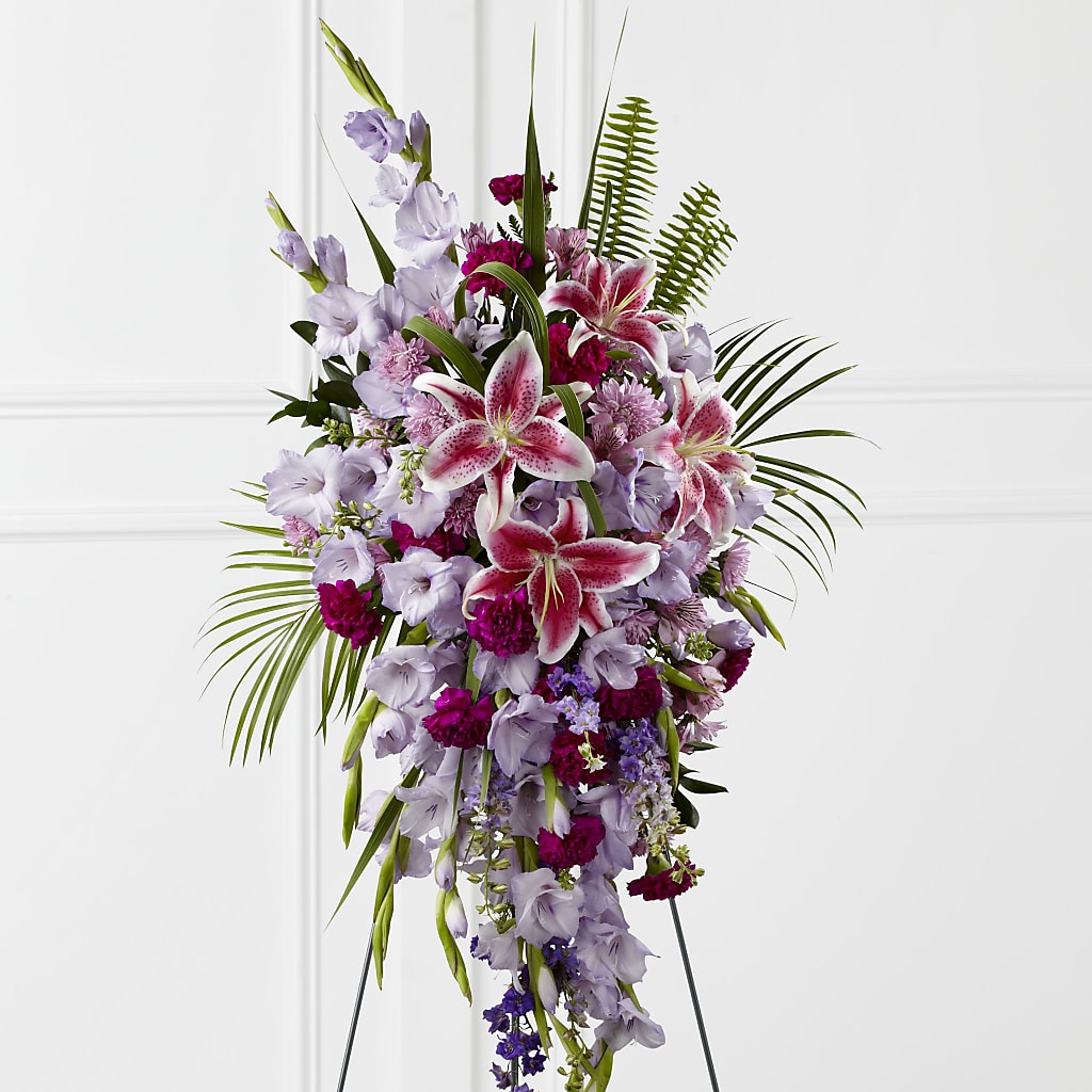 Tender Touch Standing Spray – Coquitlam Florist, Port Coquitlam BC