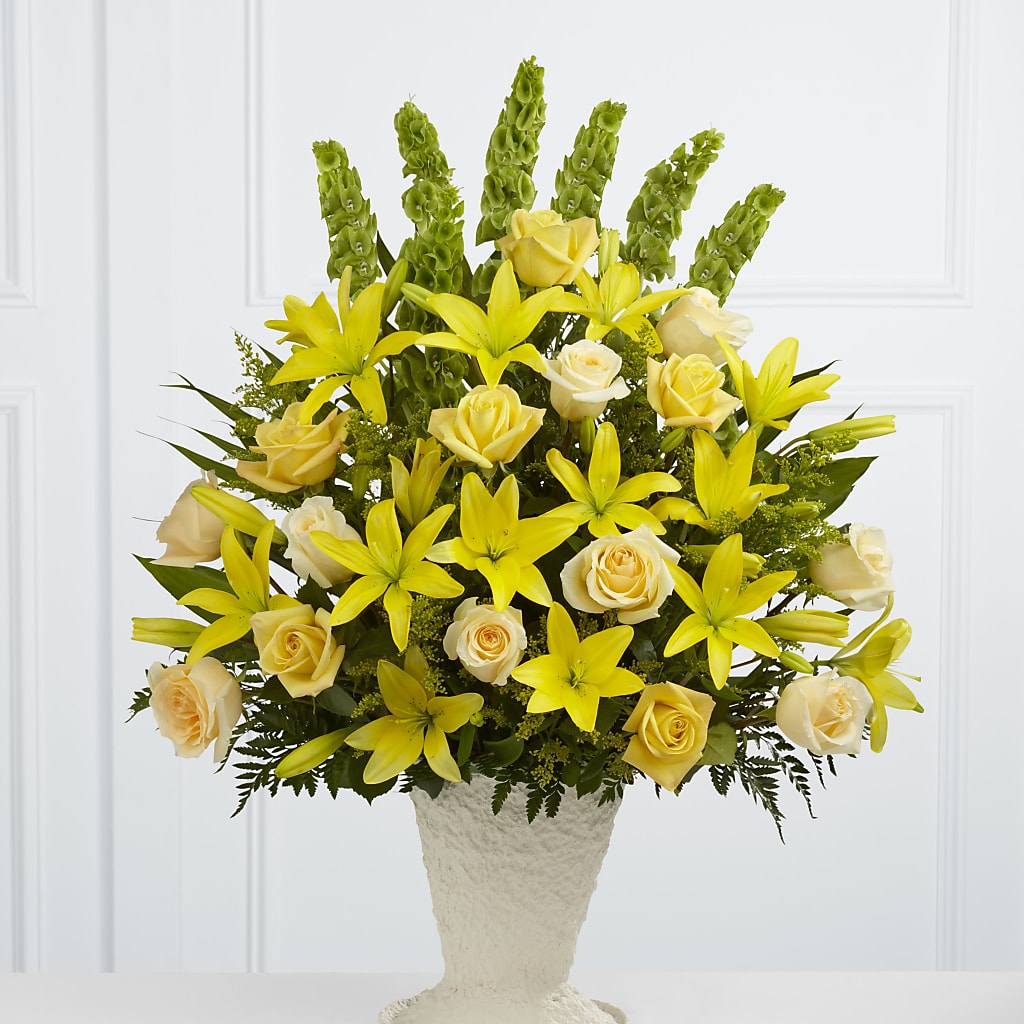 Golden Memories Arrangement – Coquitlam Florist, Port Coquitlam BC