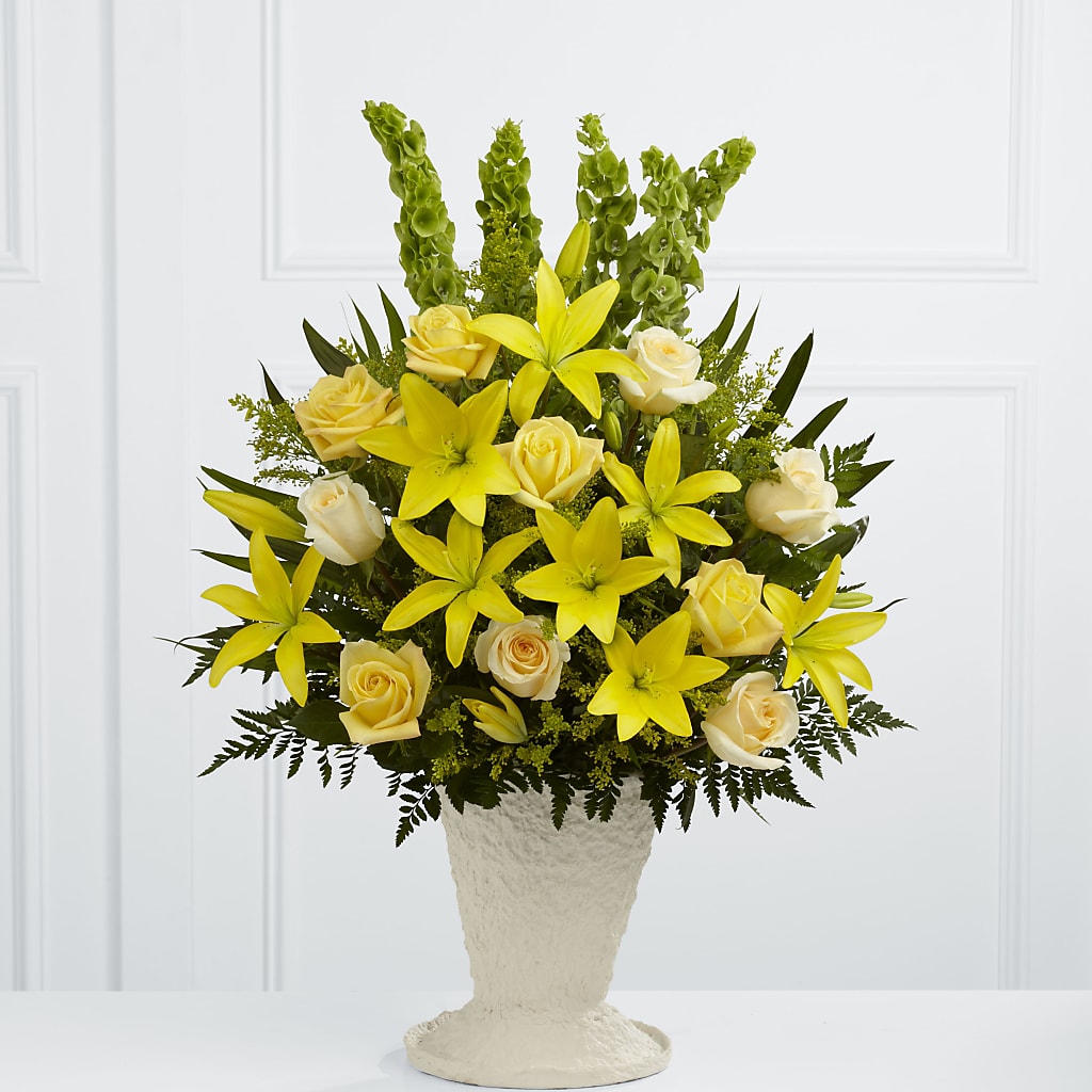 Golden Memories Arrangement – Coquitlam Florist, Port Coquitlam BC