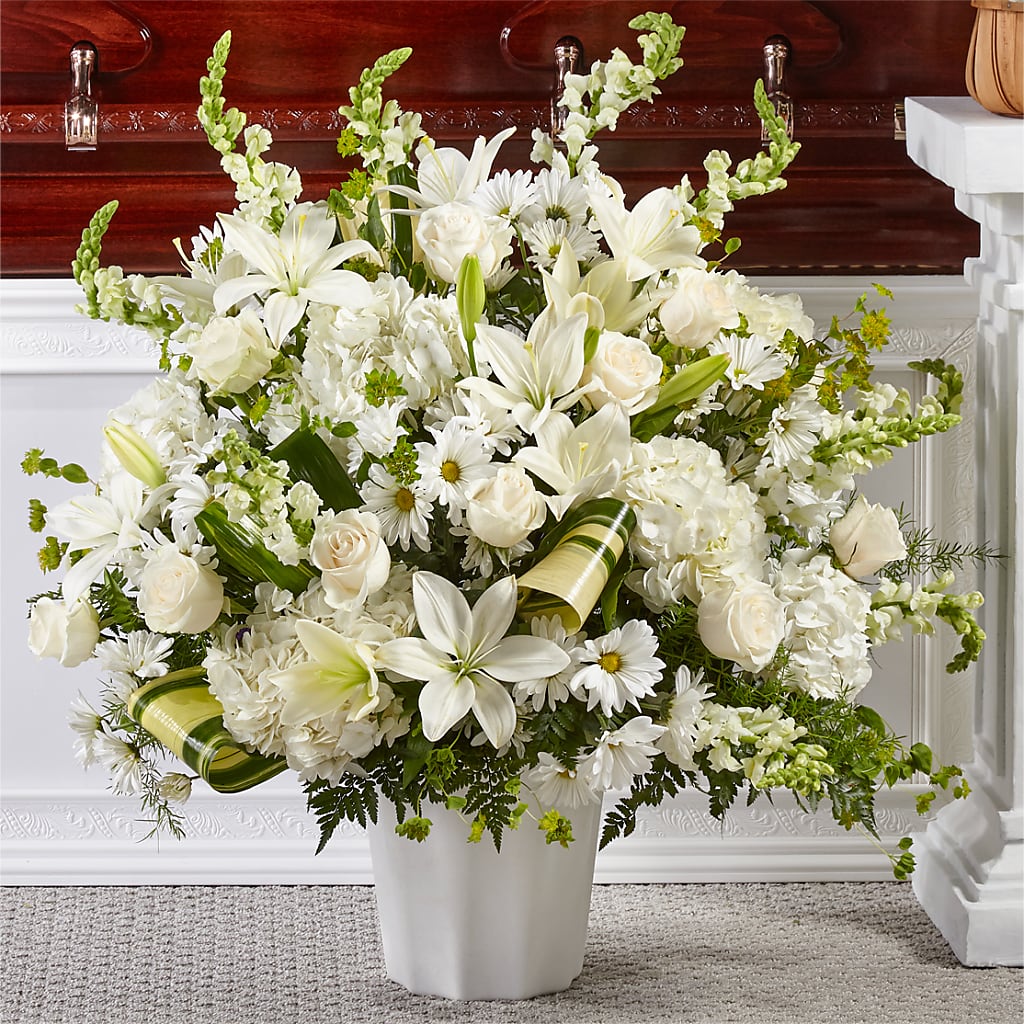 Thoughts of Tranquility Floor Basket – Coquitlam Florist, Port Coquitlam BC