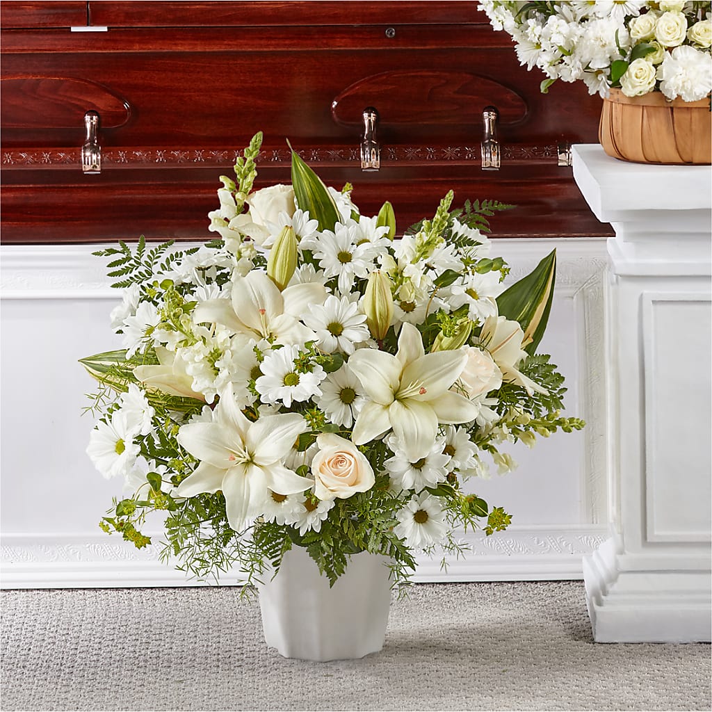 Thoughts of Tranquility Floor Basket – Coquitlam Florist, Port Coquitlam BC
