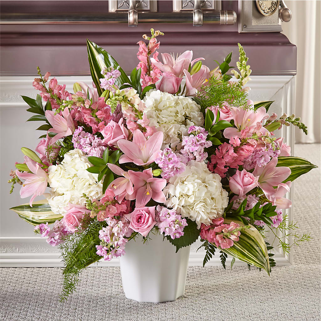 Simply Serene Floor Basket – Coquitlam Florist, Port Coquitlam BC