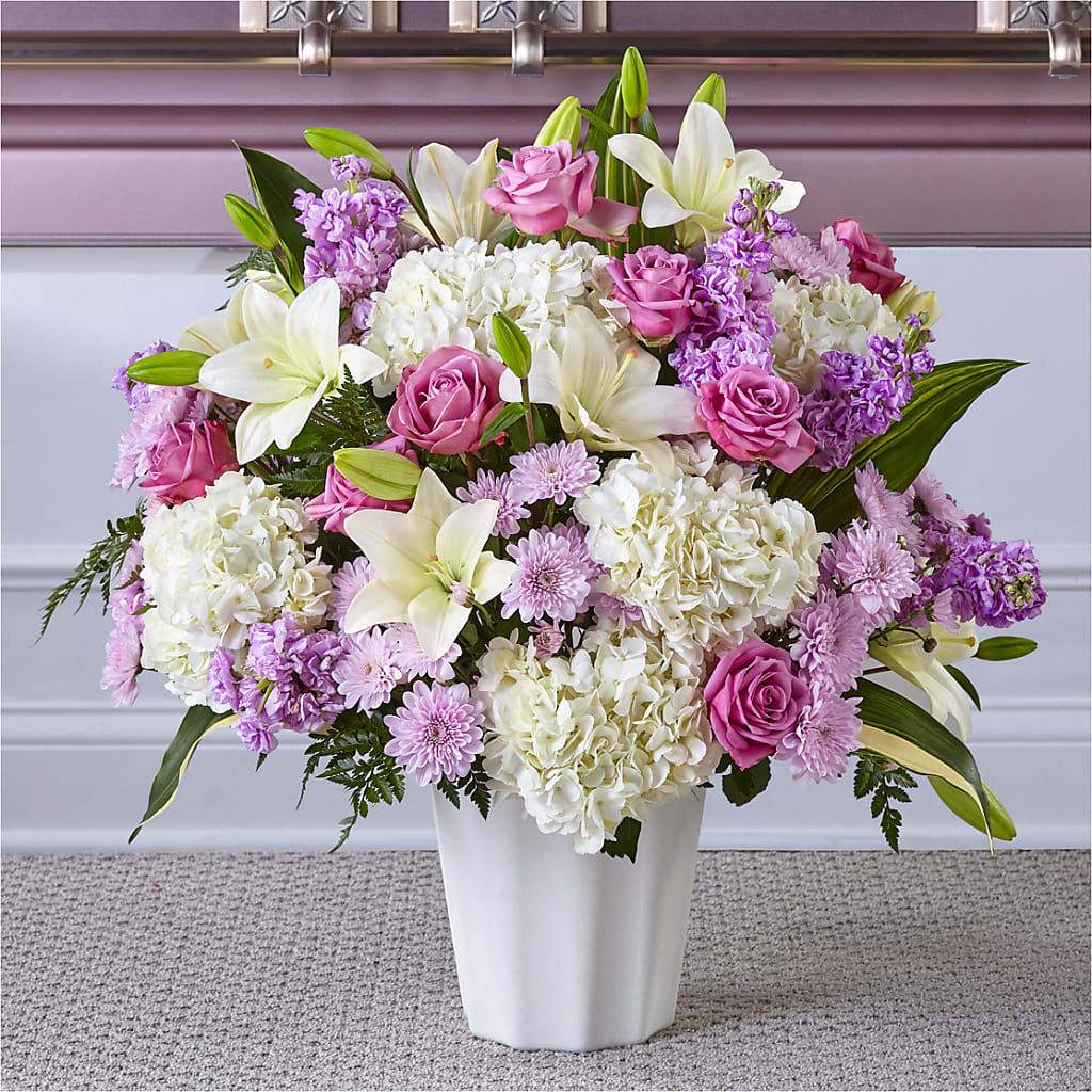 Heaven Sent Floor Basket – Coquitlam Florist, Port Coquitlam BC