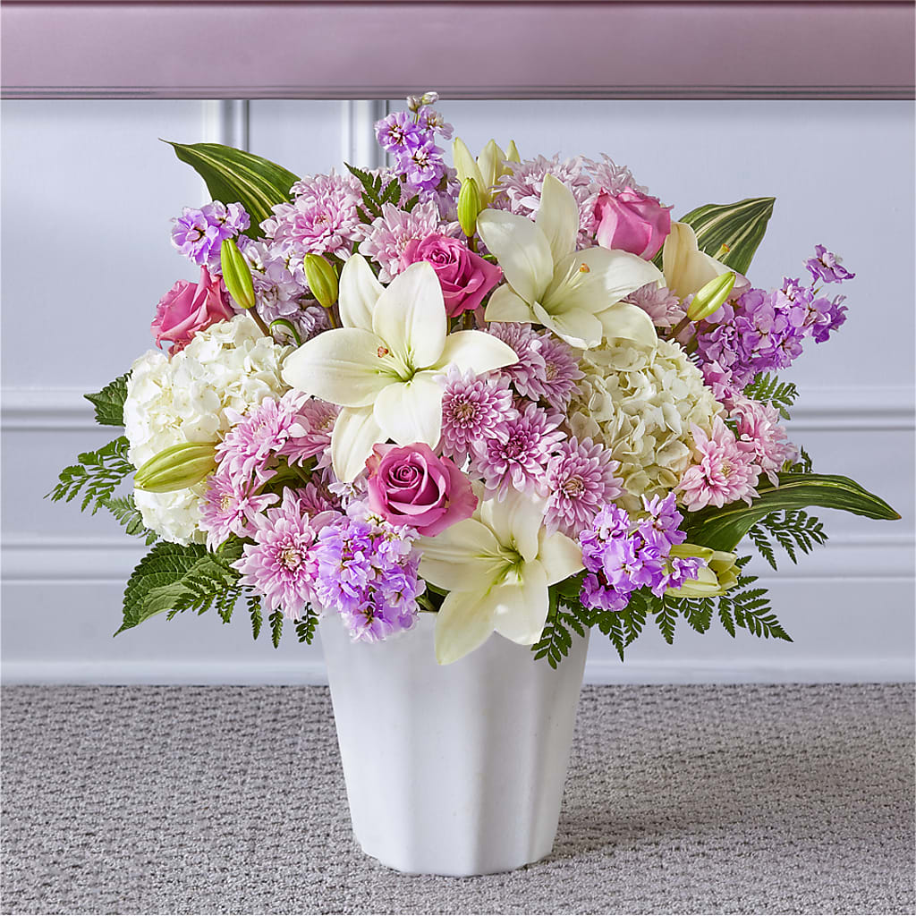 Heaven Sent Floor Basket – Coquitlam Florist, Port Coquitlam BC