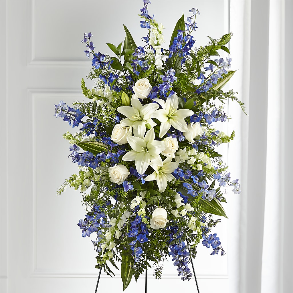 Faithful Friend Standing Spray – Coquitlam Florist, Port Coquitlam BC