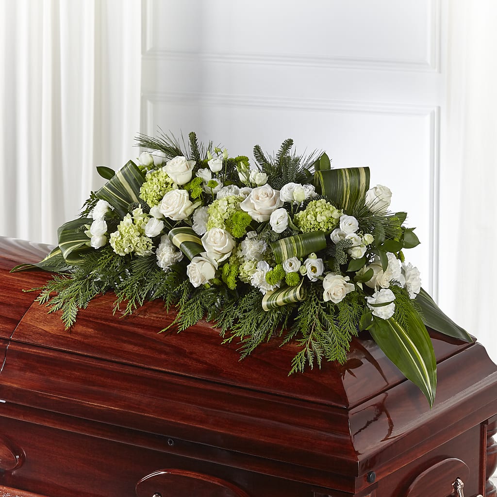 Hopeful Gesture Casket Spray – Coquitlam Florist, Port Coquitlam BC