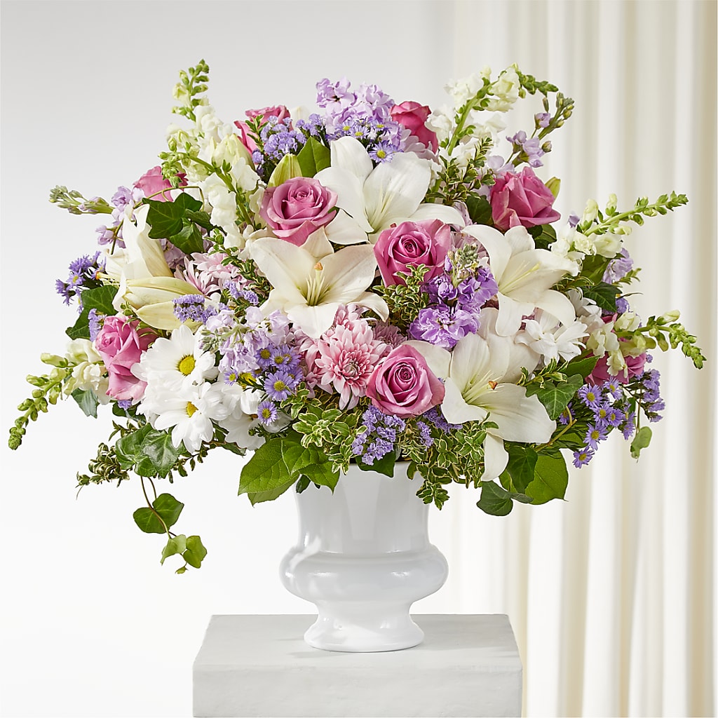Remarkable Life Urn Arrangement – Coquitlam Florist, Port Coquitlam BC