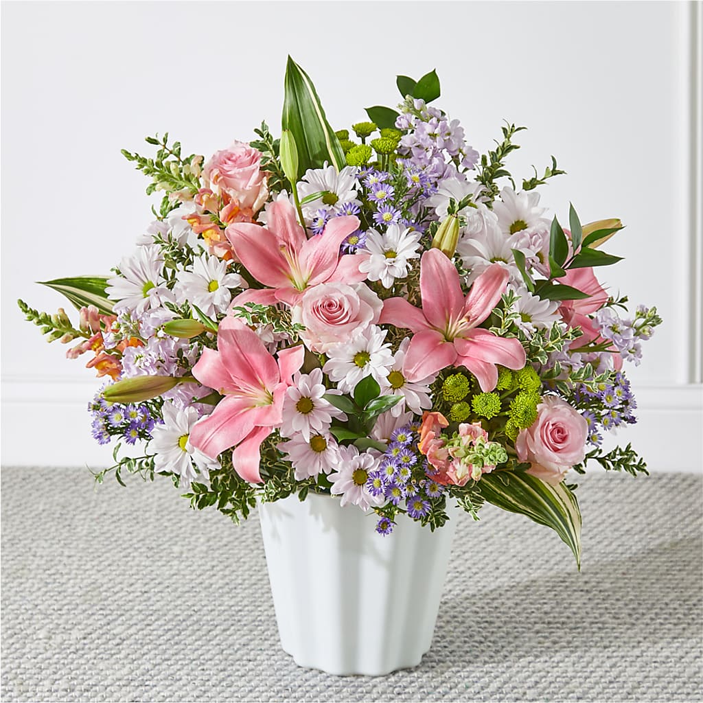 Abundant Compassion Floor Basket – Coquitlam Florist, Port Coquitlam BC