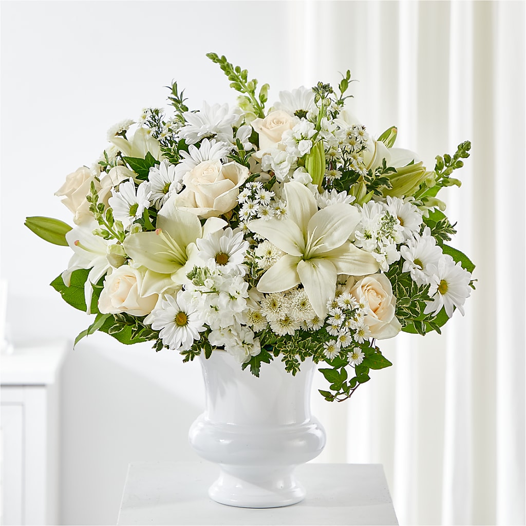 Uplifting Urn Arrangement – Coquitlam Florist, Port Coquitlam BC