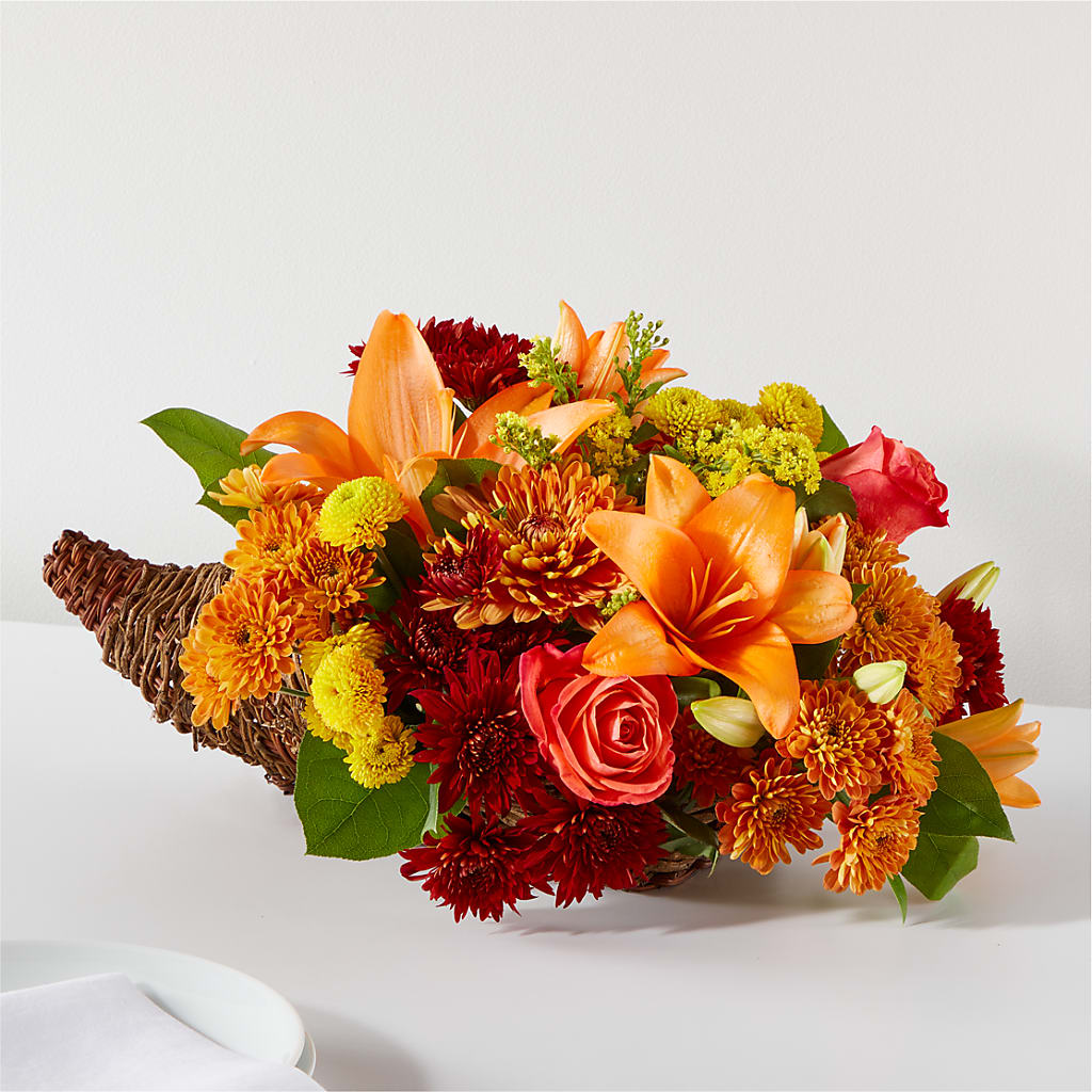 Bouquet of Blessings Cornucopia – Coquitlam Florist, Port Coquitlam BC