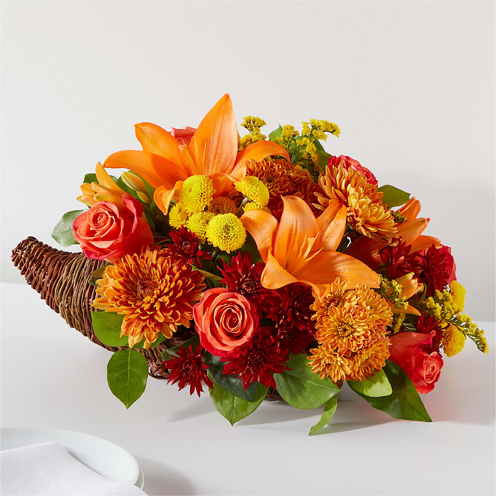 Bouquet of Blessings Cornucopia – Coquitlam Florist, Port Coquitlam BC