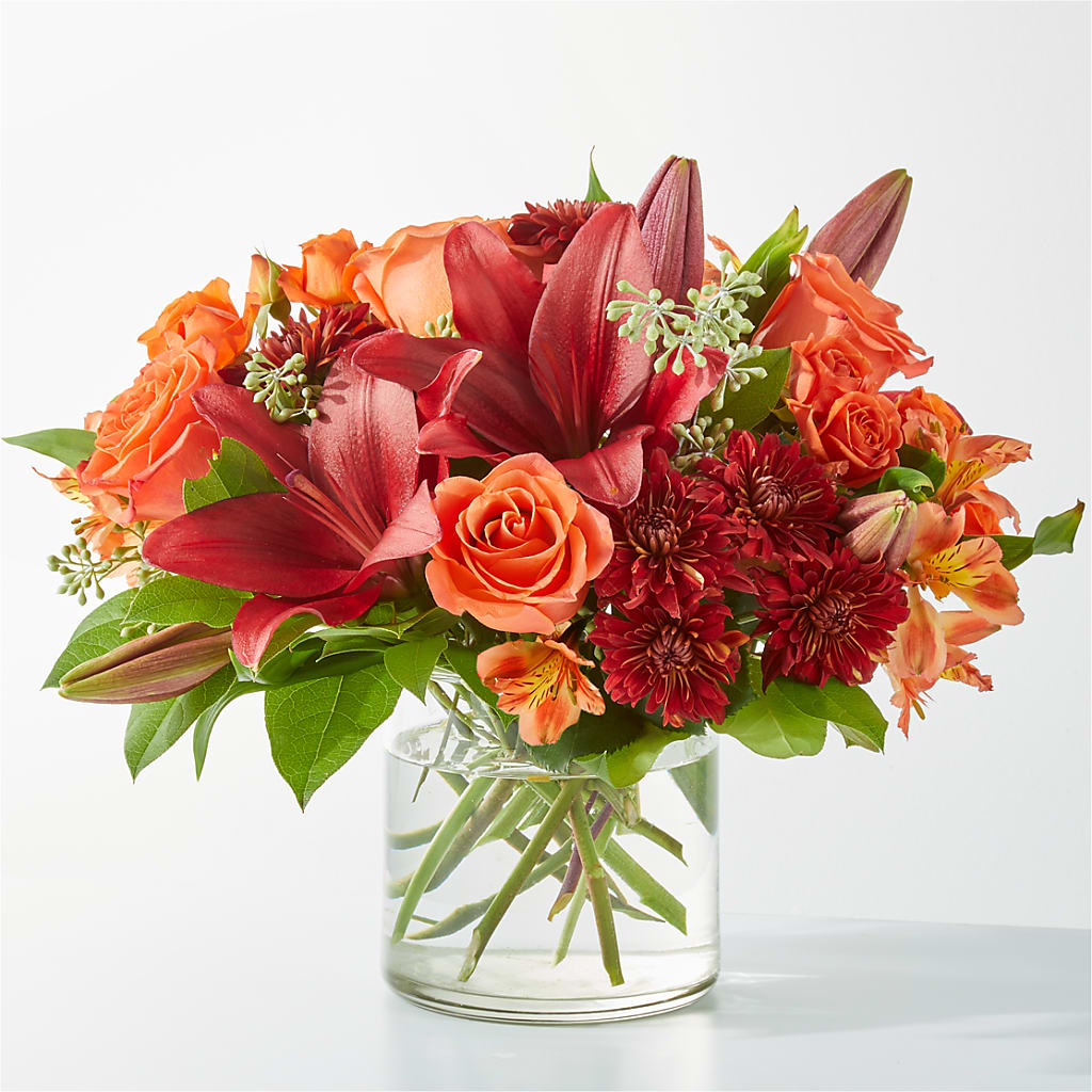 Crimson Leaves Bouquet – Coquitlam Florist, Port Coquitlam BC