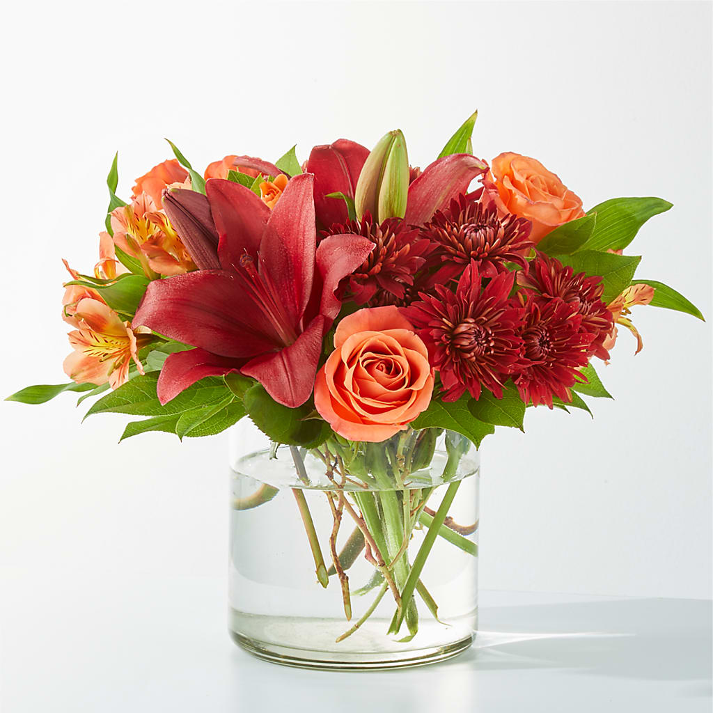 Crimson Leaves Bouquet – Coquitlam Florist, Port Coquitlam BC