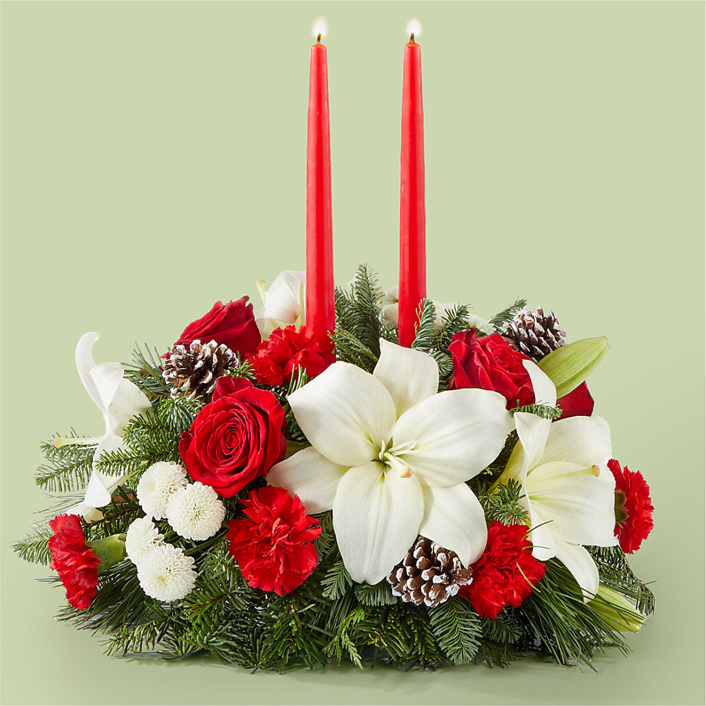 Seasonal Festivities Centerpiece – Coquitlam Florist, Port Coquitlam BC