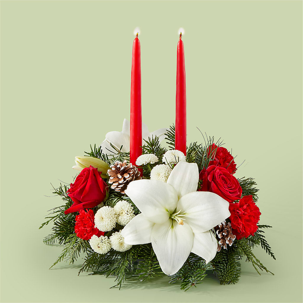 Seasonal Festivities Centerpiece – Coquitlam Florist, Port Coquitlam BC