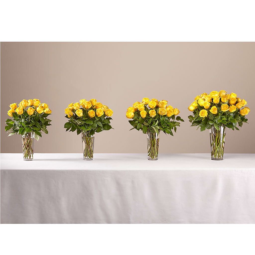 Long Stem Yellow Rose Bouquet –  Coquitlam Florist, Port Coquitlam BC