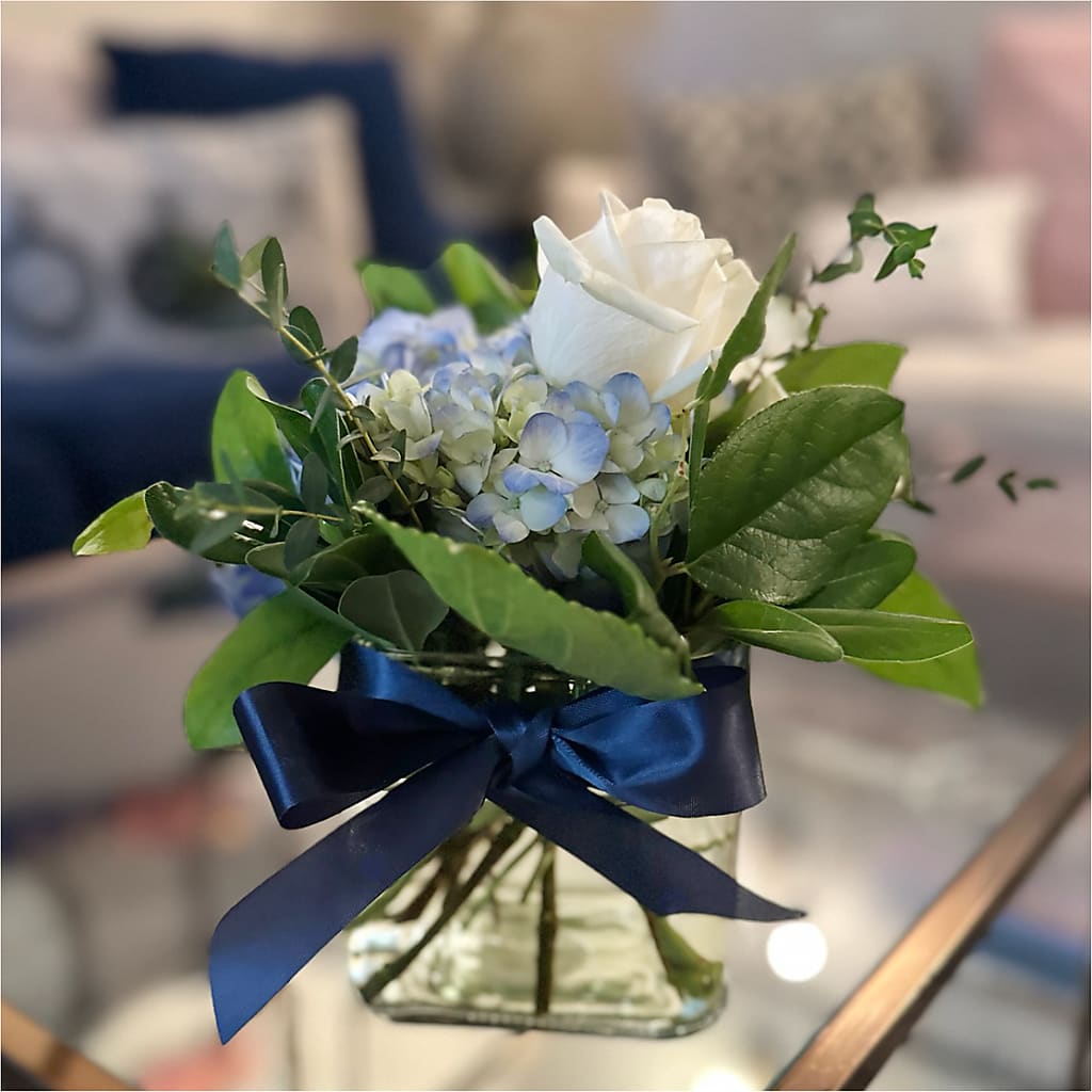 Sky Blue Delight Bouquet –  Coquitlam Florist, Port Coquitlam BC