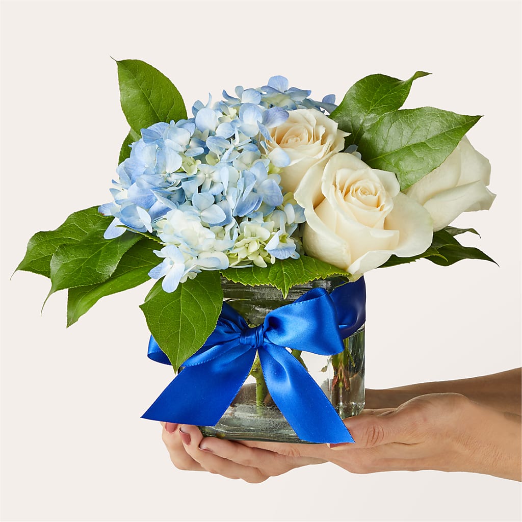 Sky Blue Delight Bouquet –  Coquitlam Florist, Port Coquitlam BC