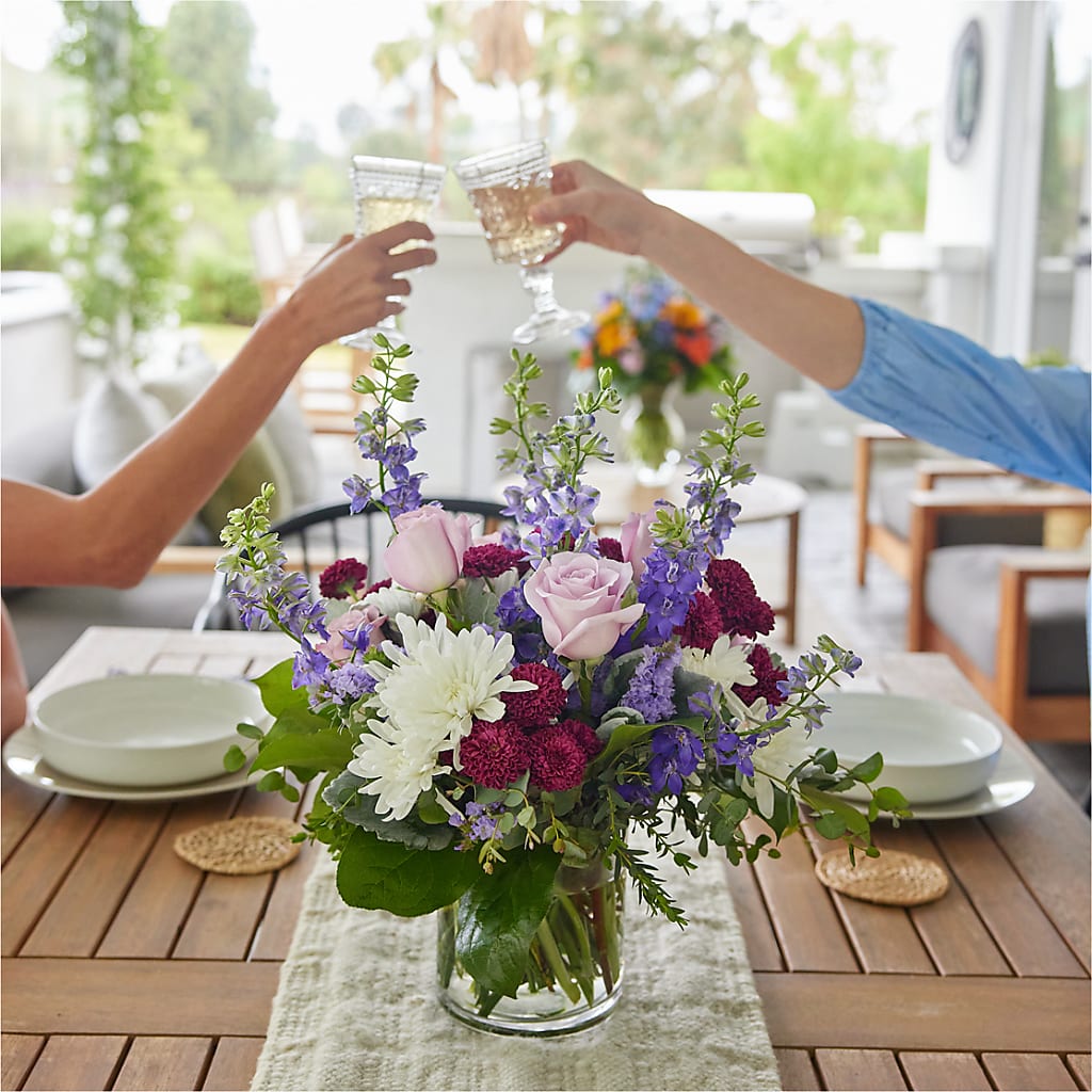 Violet Frost Bouquet –  Coquitlam Florist, Port Coquitlam BC