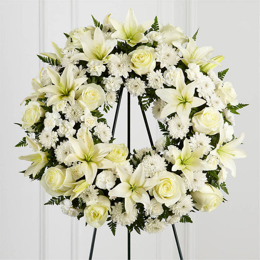 Treasured Tribute Wreath –  Coquitlam Florist, Port Coquitlam BC