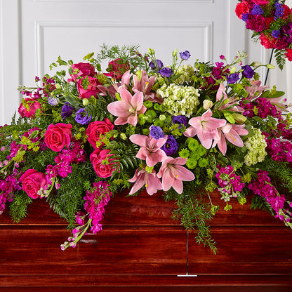 Radiant Tribute Casket Spray –  Coquitlam Florist, Port Coquitlam BC