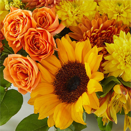 Autumn Harmony Centerpiece –  Coquitlam Florist, Port Coquitlam BC