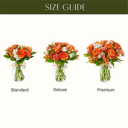 Apricot Glow Bouquet –  Coquitlam Florist, Port Coquitlam BC