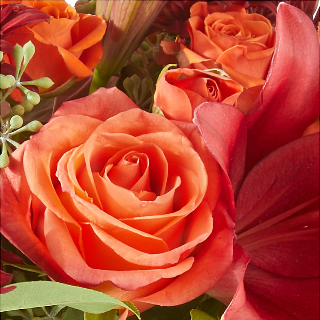 Crimson Leaves Bouquet –  Coquitlam Florist, Port Coquitlam BC
